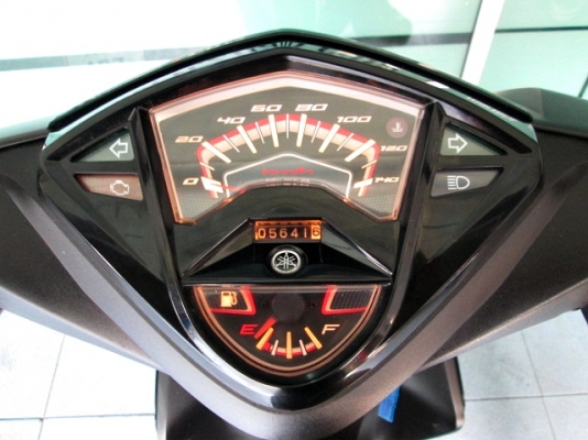 MIO 125 i RR สีดำ อมตะ รุ่นใหม่ล่าสุด รถเดือน กรกกาคม ปี57 ไมล์ 5 พันโล  แถม 2 รายการ 30900