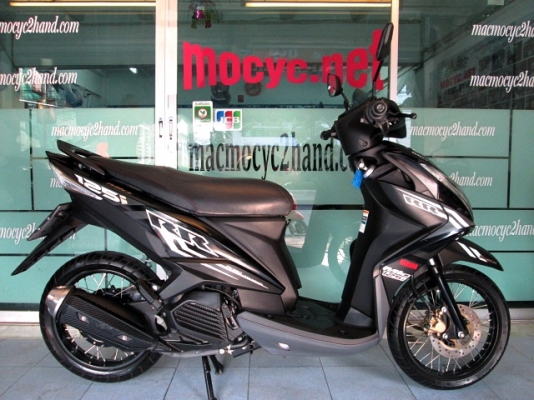 MIO 125 i RR สีดำ อมตะ รุ่นใหม่ล่าสุด รถเดือน กรกกาคม ปี57 ไมล์ 5 พันโล  แถม 2 รายการ 30900
