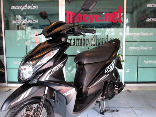 MIO 125 i RR สีดำ อมตะ รุ่นใหม่ล่าสุด รถเดือน กรกกาคม ปี57 ไมล์ 5 พันโล  แถม 2 รายการ 30900