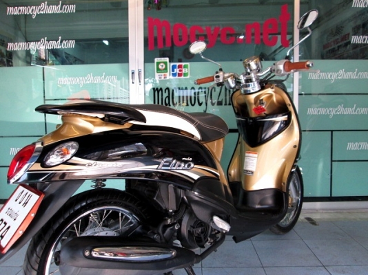 Fino คลาคสิค สีดำ นํ้าตาล รถเดือน ส.ค.ปี 55 ไมล์ 5 พันโล  ของแถม 2 รายการ 22900