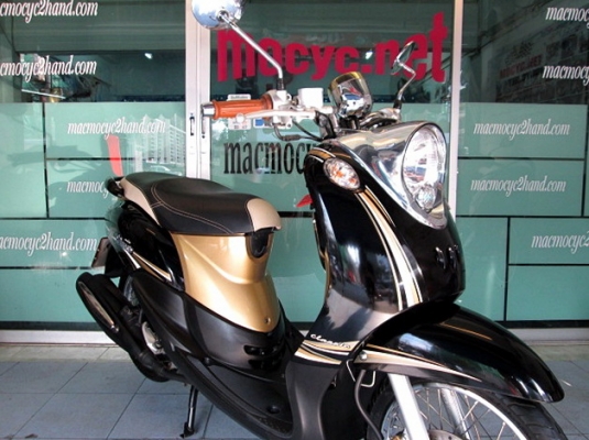 Fino คลาคสิค สีดำ นํ้าตาล รถเดือน ส.ค.ปี 55 ไมล์ 5 พันโล  ของแถม 2 รายการ 22900