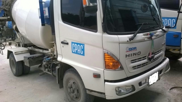 6 ล้อโม่ปูน HINO 175 แรง ปี 51 โม่ 3 คิว สวยๆพร้อมใช้