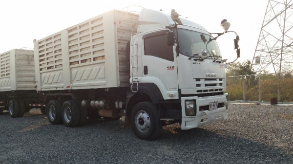 ขายดาวน์  รถบรรทุก 22 ล้อ พ่วงแม่-ลูกดั๊มพ์ ยี่ห้อ ISUZU DEGA FXZ 360 แรงม้า ปี 2554  ( เจ้าของขายเอง  ไม่รับนายหน้า )