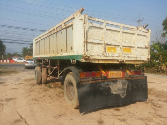 รถพ่วง 2 คานดั๊มพ์ ราคา 260,000 บ. รถอยู่สระบุรี