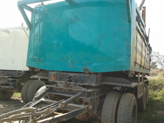 ขายรถพ่วงดั้มแม่ - ลูก 3 คานยัด MEGA 320 ปี 48 คัสซีสวยตลอดเส้น เครื่องเดิม เกียร์ Easton แอร์เย็น ยางเต็ม ทะเบียนพร้อมโอน ราคาต่อรองได้