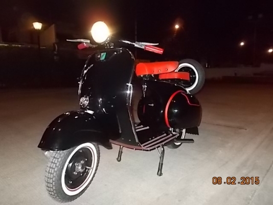 เอเซียเวสป้า---->>จัดส่งรถvespa 64 2 คัน ให้คุณปิงและคุณชูเกียรติ ที่ศรีราชา เรียบร้อย09/02/2558