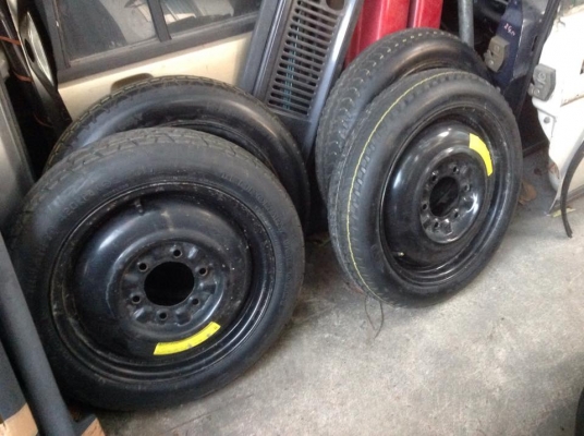 ขาย ล้ออะไหล่บาง 6 รู ขอบ 16 เก่าญี่ปุ่น