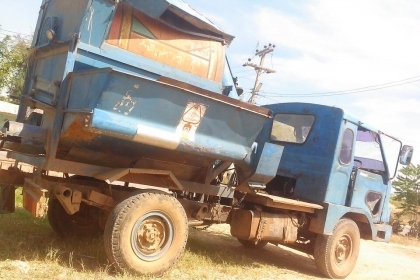 ขายรถนวดข้าวเกษตรพัฒนาสิงเปลือยห้าฟุตจัมโบ้รถสี่ล้อกลางเครื่องอีซูซุ85แรงราคาถูกๆ 79000 บาท รถสวยเครื่องดี