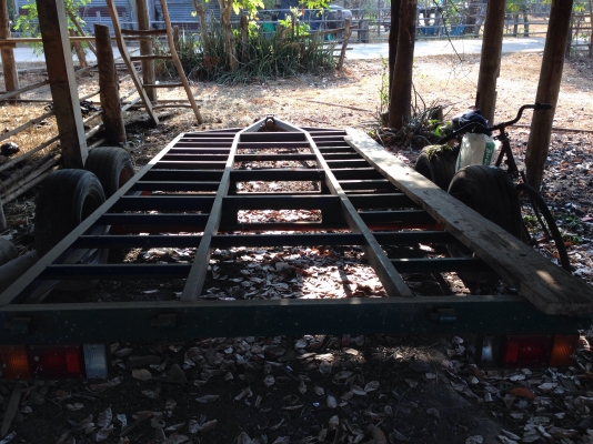 ขายเทรนเลอร์รถเกี่ยวยาว4เมตร+คอลาก1.20เมตร