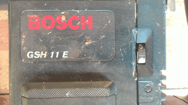 ขาย BOSCH GSH11E เครื่องสกัดคอนกรีดไฟฟ้า ระบบMAX 11กก. 1500W. Made in germany.