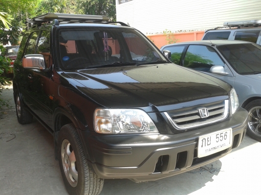 รถเก๋ง HONDA CRV  ปี 2001  เกียร์ออโต้ ติดแก๊ส ราคา 180,000 บ.