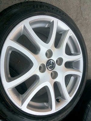 ขายล้อแม็กMazda 2 Top16(หน้าเงา) ยาง195/45/16 ปี 12  4 ล้อ