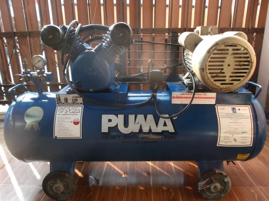 ปั้มลม PUMA 148L ใช้งานได้ปกติ 18000 สภาพใหม่มากใช้ไฟ220V