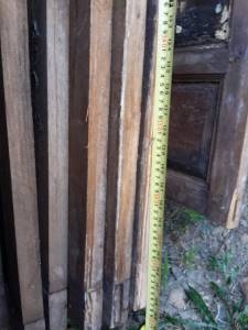 ฝาไม้สักเรือนไทยเก่าเก็บ