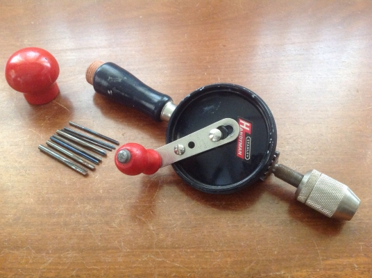 ขายสว่านมือหมุนเฟืองคู่ Vintage Stanley No.H1220