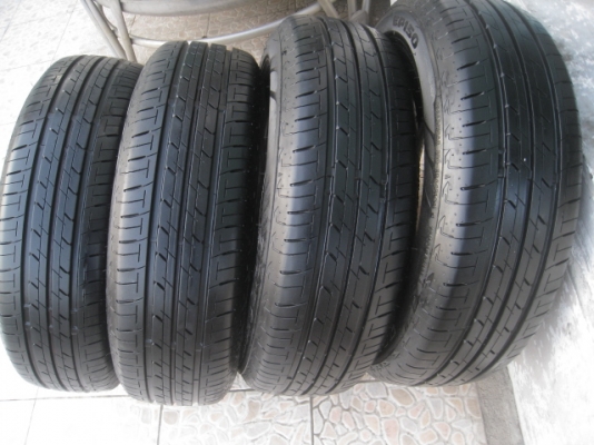 ขายยาง Bridgestone ecopia ep150 175/65r14 ยางผลิตสัปดาห์ที่ 36 ปี2013 ดอกยางเหลือประมาณ 80 -90\% ได้ครับ  สนใจติดต่อเล็กคลองสามครับ 081-3747940