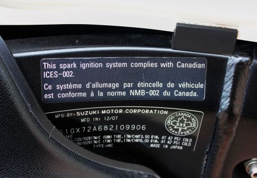 ขาย hayabusa 2008 สรรพสามิตแท้ สเปคแคนนาดา