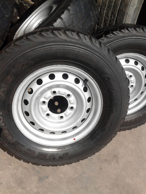 235/70R15 กะทะพร้อมยาง 4 วง   TEL.081-427-3941