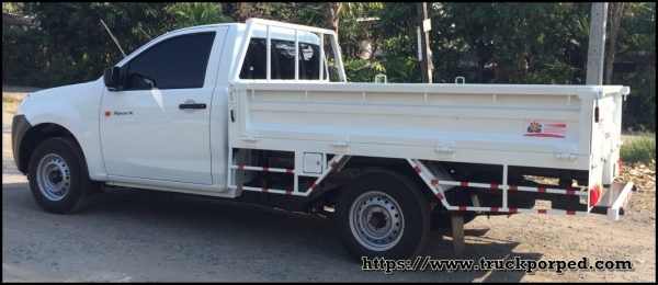 รับติดตั้งกระบะเหล็ก เสริมแหนบ เปิดได้ 3 ด้าน