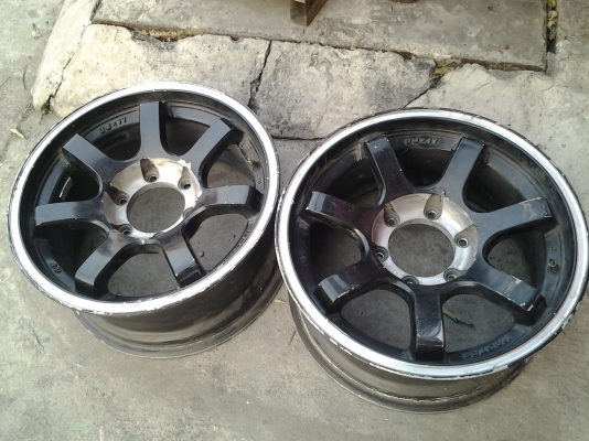 RT7 17x8  ล้อ 6 รูทั่วไป มีคู่เดียว ไม่คด ไม่ดุ้ง