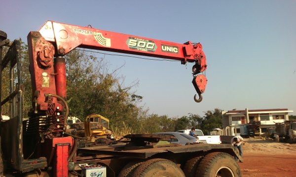 ขายด่วนเครนUNI5ตัน3ชัก4ปอกขายสูงสภาพสวยเดิมพร้อมใช้งาน