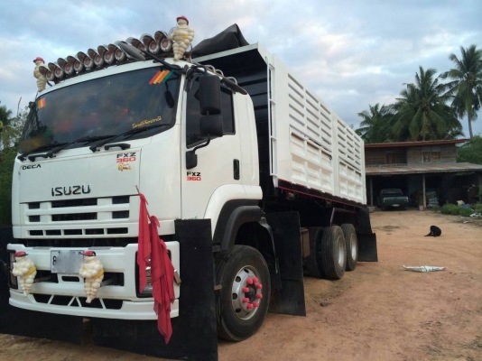 ขายรถ 10 ล้อ 2 เพลา ดั้ม กระบะเหล็ก ISUZU 360 ปี.พ-ย-53 รถ สวยวิ่งน้อย มีระบบลากลูก ราคา.2300000  ต่อรอง
