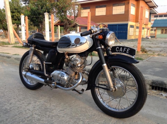 Honda CD125 Cafe' คลาสสิครถมีเล่มทะเบียน
