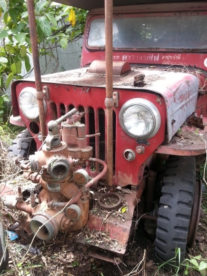 ขาย Jeep Willy ดับเพลิงแท้หายาก เอกสารประมูลราชการ 135,000