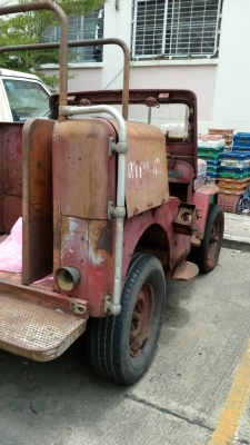 ขาย Jeep Willy ดับเพลิงแท้หายาก เอกสารประมูลราชการ 135,000