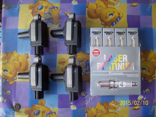 คอยล์และหัวเทียน นิสสันทีด้าและ นิสสันมาร์ช สภาพดี ราคาไม่แพง