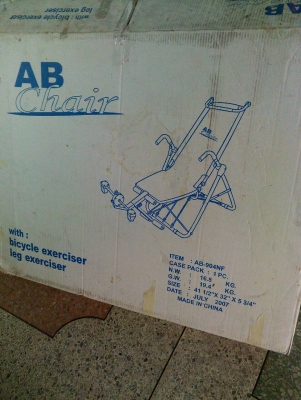 อุปกรณ์ออกกำลังกาย AB Chair 904NF สภาพสมบูรณ์มากครับ ใช้งานน้อย อุปกรณ์ครบยกกล่อง สนใจโทรคุยกันได้ครับ