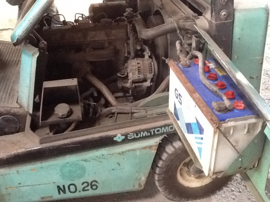 รถยกsumitomo2.5ตันสภาพดีพร้อมใช้ เครื่องดีเซล