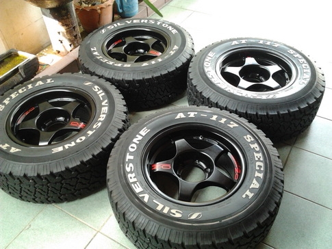 ล้อ OZ + ยาง AT 265/70/16 ปี11 สภาพสวยๆ 1ชุด