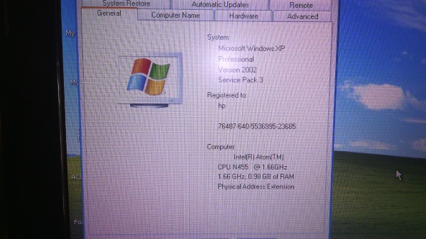 ขายเน็ตบุค hp 110 สภาพดีลง วินโดร์xp ไว้แล้ว