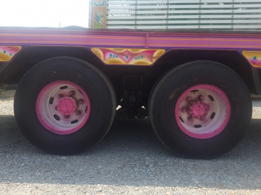 ขายรถเทรลเลอร์ บรรทุกรถเกี่ยวข้าว  ISUZU ร็อกกี้ 10 ล้อเตี้ย ยาง 825 ครัซซี FRR12LA เครื่อง 6BG1 = 185