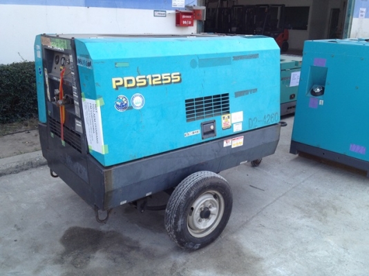 ขายเครื่องปั้มลม AIRMAN PDS125S #54B-4B10129 สภาพสวยพร้อมใช้งาน ติดต่อ อำพล 090-9694506, 080-3031241