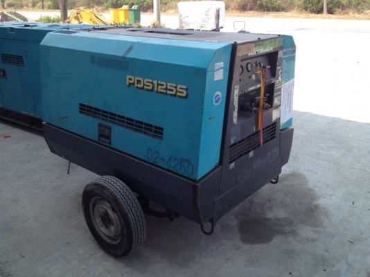 ขายเครื่องปั้มลม AIRMAN PDS125S #54B-4B10129 สภาพสวยพร้อมใช้งาน ติดต่อ อำพล 090-9694506, 080-3031241