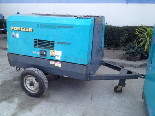 ขายเครื่องปั้มลม AIRMAN PDS125S #54B-4B10129 สภาพสวยพร้อมใช้งาน ติดต่อ อำพล 090-9694506, 080-3031241