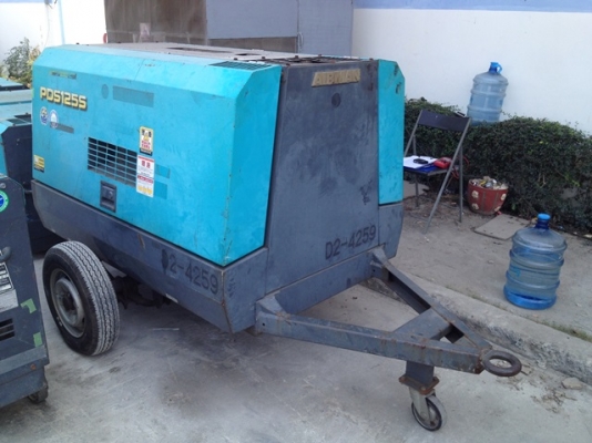 ขายเครื่องปั้มลม AIRMAN PDS125S #54-4B10128 สภาพสวยพร้อมใช้งาน ติดต่อ อำพล 090-9694506, 080-3031241