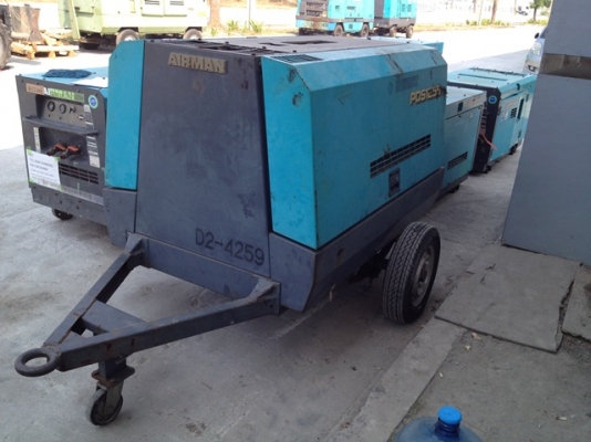 ขายเครื่องปั้มลม AIRMAN PDS125S #54-4B10128 สภาพสวยพร้อมใช้งาน ติดต่อ อำพล 090-9694506, 080-3031241