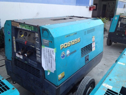 ขายเครื่องปั้มลม AIRMAN PDS125S #54-4B10128 สภาพสวยพร้อมใช้งาน ติดต่อ อำพล 090-9694506, 080-3031241