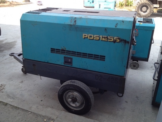 ขายเครื่องปั้มลม AIRMAN PDS125S #54-4B10128 สภาพสวยพร้อมใช้งาน ติดต่อ อำพล 090-9694506, 080-3031241