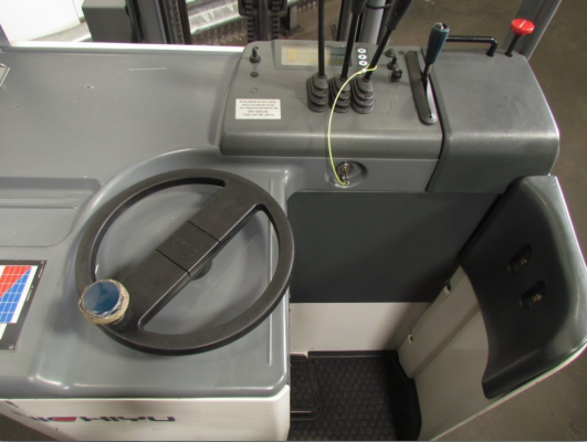 จำหน่ายรถ Forklift ไฟฟ้า Nichiyu FBRW-15-63 (ยุโรป) ขนาด 1.5 ตัน เสาเข้าตู้ 4.3 เมตร ปี 2002 สภาพเหมือนใหม่