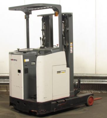 จำหน่ายรถ Forklift ไฟฟ้า Nichiyu FBRW-15-63 (ยุโรป) ขนาด 1.5 ตัน เสาเข้าตู้ 4.3 เมตร ปี 2002 สภาพเหมือนใหม่