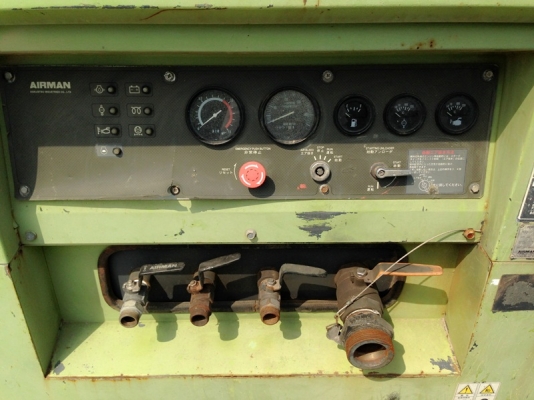 เครื่องปั๊มลม Airman PDS655SD-4B2 #68A4B20158 (655 cfm) Compressor Dry Air Type สนใจโทร.080-6565422 (หนิง)