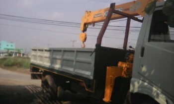 ขาย รถบรรทุก 6 ล้อกลาง ติดเครน Hino