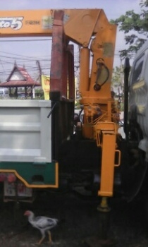 ขาย รถบรรทุก 6 ล้อกลาง ติดเครน Hino