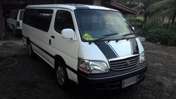 รถตู้โตโยต้า ตาเพชร เครื่อง1jz เกีบร์ออโต้ NGV 2ถัง