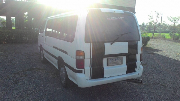 รถตู้โตโยต้า ตาเพชร เครื่อง1jz เกีบร์ออโต้ NGV 2ถัง