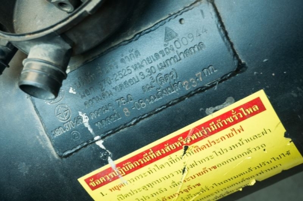 ถังแก็สหัวมัลติวาวล์ พร้อมขา